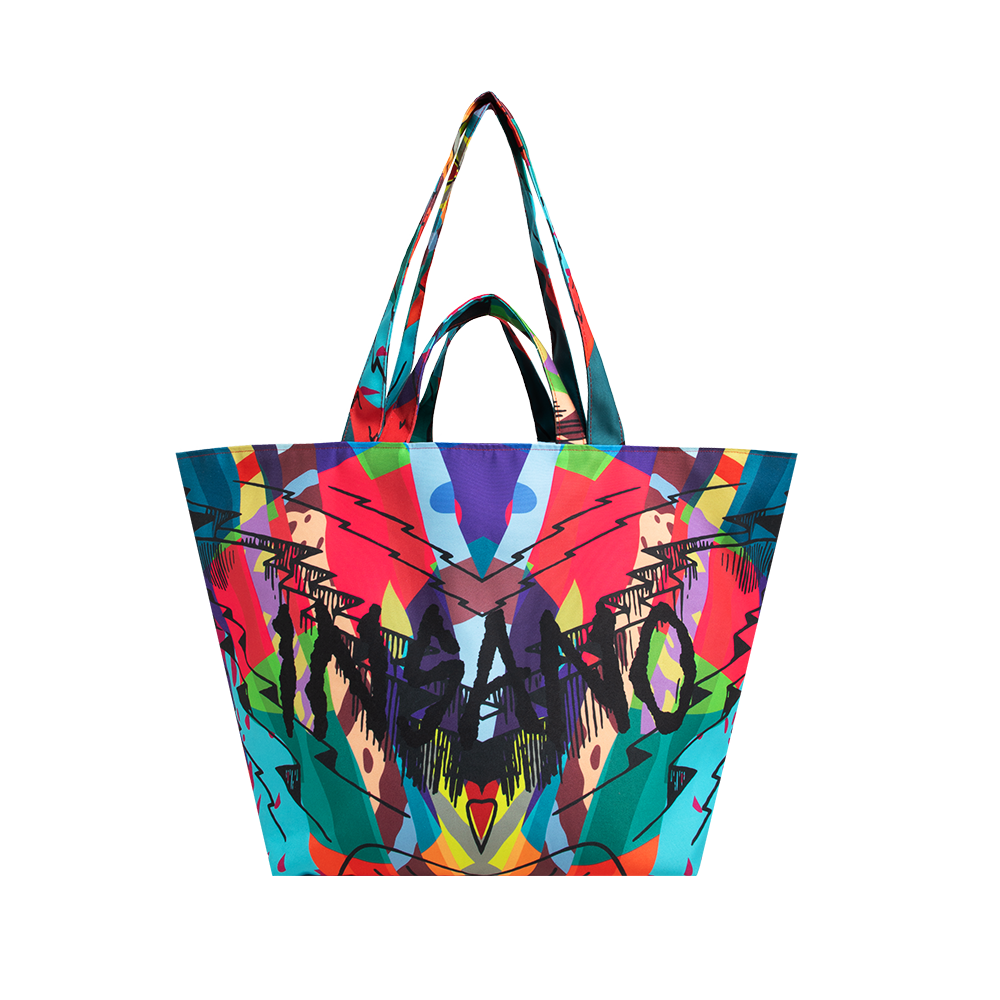 KAWS FOR INSANO OVERSIZED TOTE FRONT