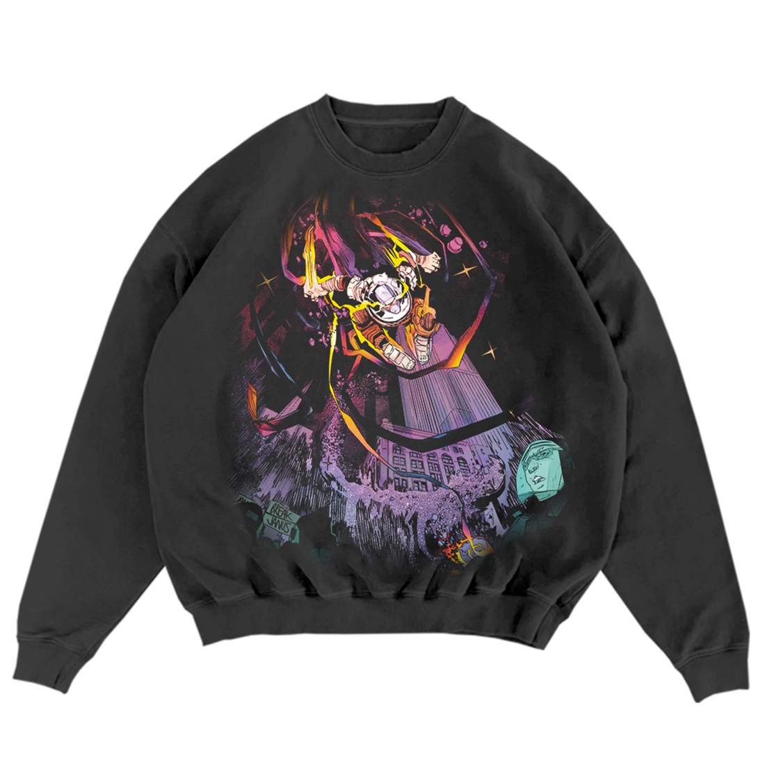 MOON MAN #1 METAMORPHOSIS CREWNECK Front