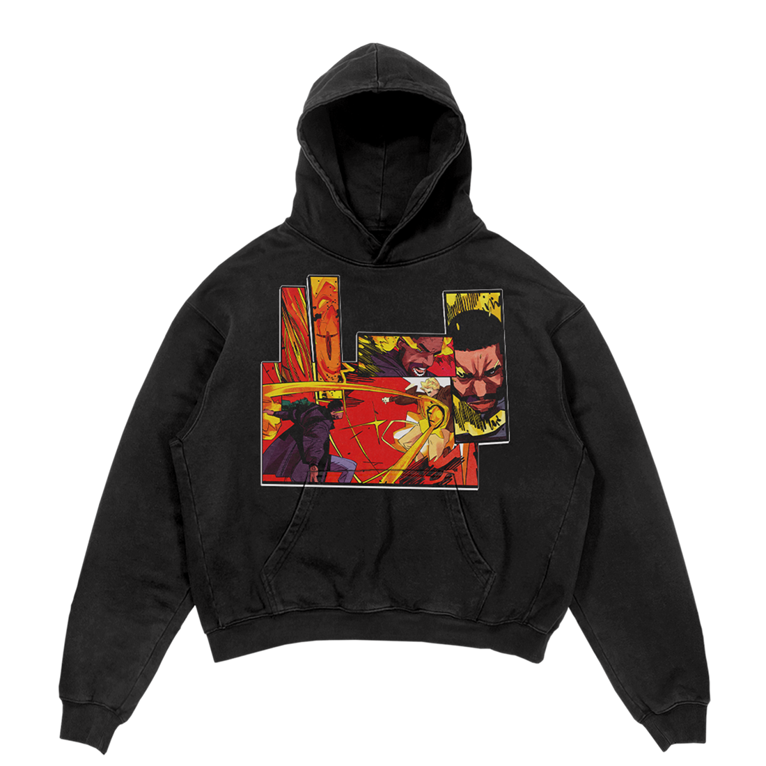 MOON MAN #3 FILL HOODIE FRONT
