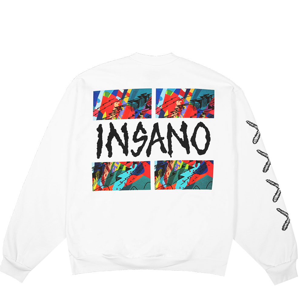KAWS FOR INSANO CREWNECK - KiD CuDi Official Store KAWS FOR INSANO CREWNECK - KiD CuDi Official Store