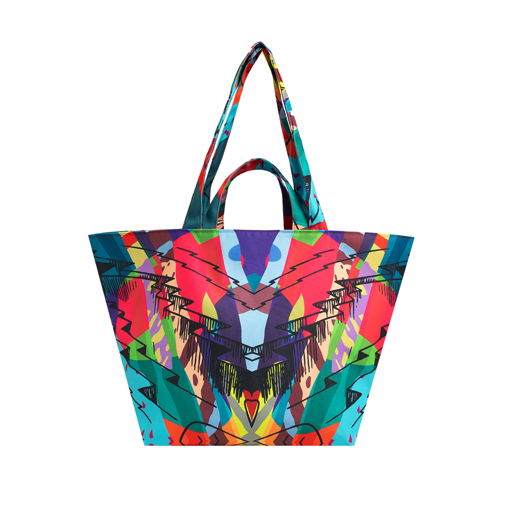 KAWS FOR INSANO OVERSIZED TOTE - KiD CuDi Official Store KAWS FOR INSANO OVERSIZED TOTE - KiD CuDi Official Store