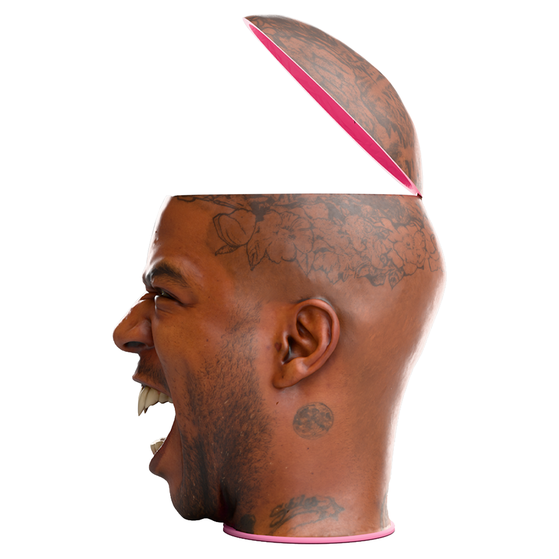 Popcorn Bucket Side Open