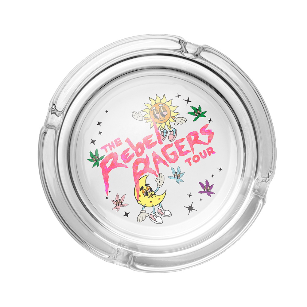 REBEL RAGERS 'DAY 'N' NITE' ASHTRAY"
