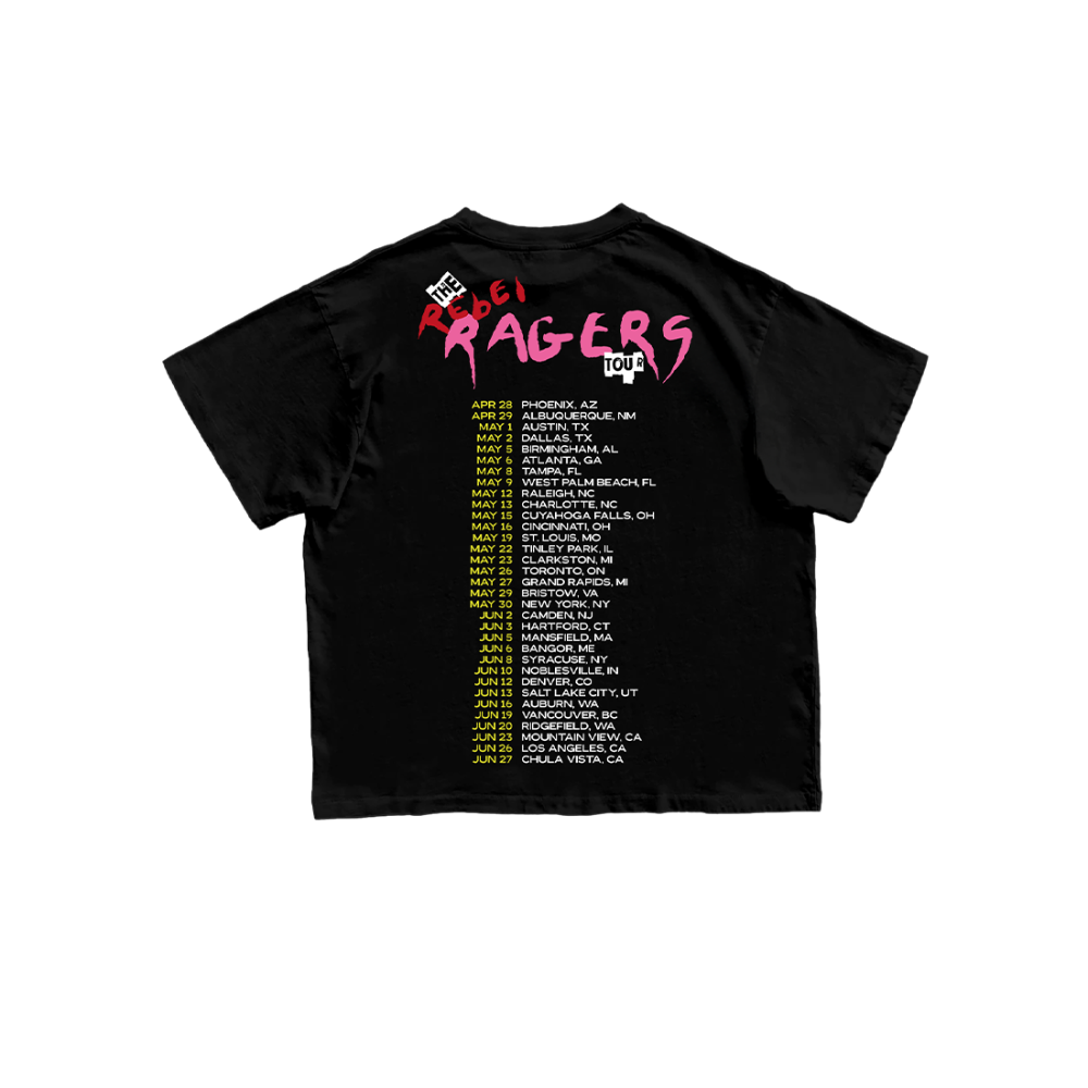 REBEL RAGERS TOUR TEE 1 BACK