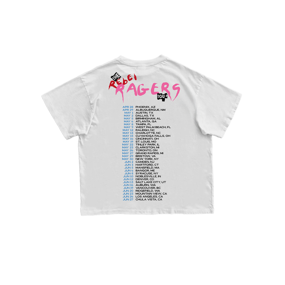 REBEL RAGERS TOUR TEE II BACK