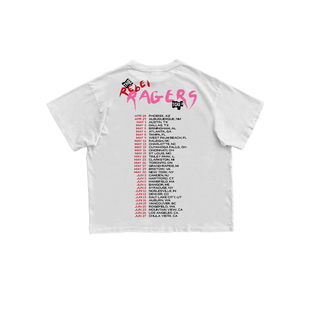 REBEL RAGERS FEET OFF EARTH TEE BACK