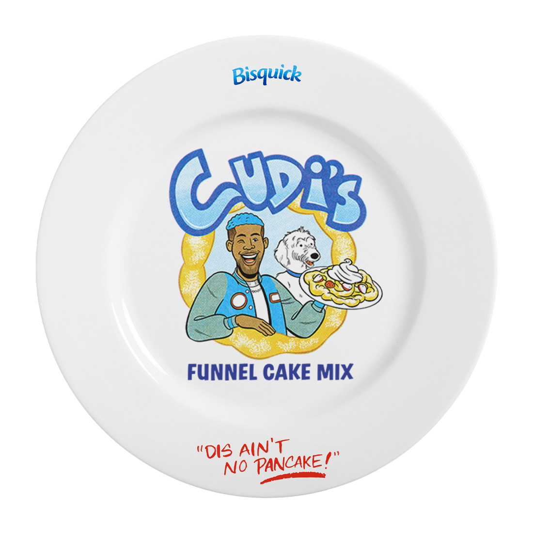 CUDI'S FUNNEL CAKE PLATE